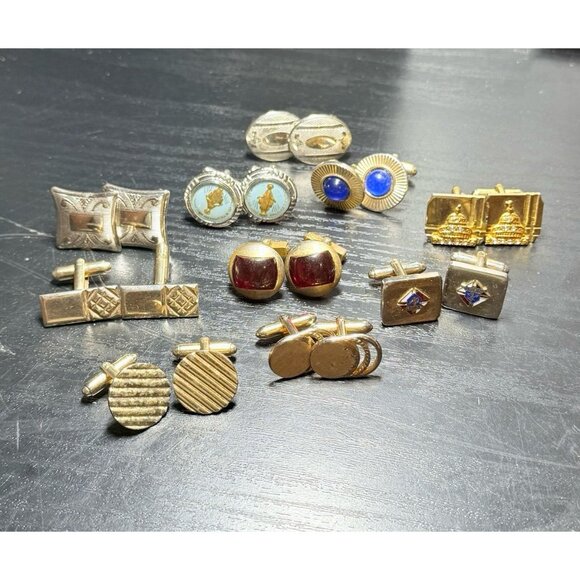 10 Pairs Cufflinks - Picture 8 of 8